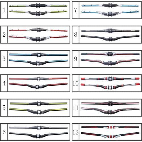 FCFB FW -03 New Mountain bike carbon Handlebar 3K full carbon bicycle Handlebar 31.8*620/640/660/680/700mm MTB bike parts