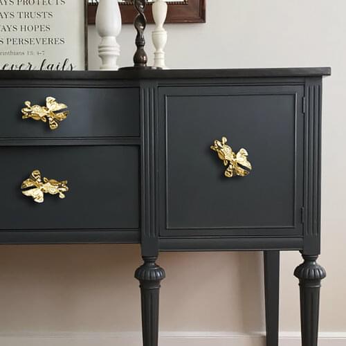 Goldfish Shape Solid Brass Retro Knobs Door Handles Cabinet Wardrobe Drawer Cabinet Pulls Single Hole