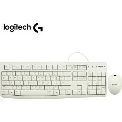 Logitech combos desktop MK120 Wired simplicity mouse keyboard for pc gaming mouse gamer