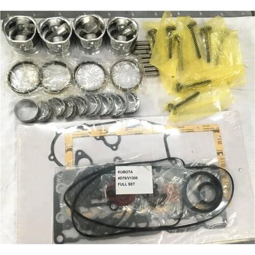 For Kubota D1105 Tractor Upper Gasket Kit Piston Ring Zoomlion 15 Hitachi 12-2 KY22U Yuchai 18 U15 20 30 valve guide Overhaul