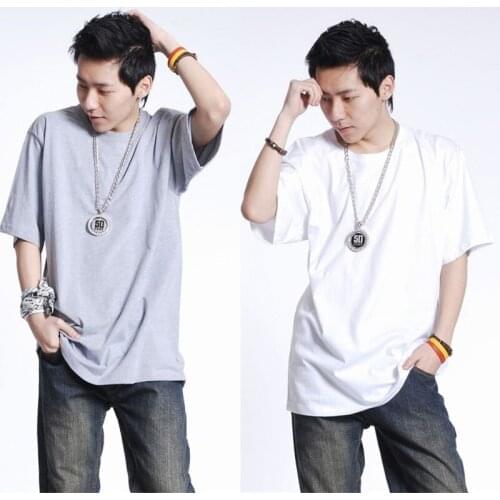 Plus size Mens T-shirt Summer Thin Section Plus size Casual Short-Sleeved T-shirt Round neck tide Mens loose T-shirt