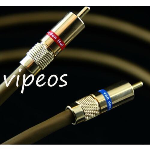 Pair 1M Van Den Hul VDH Hybrid RCA Interconnect Cable with BOX