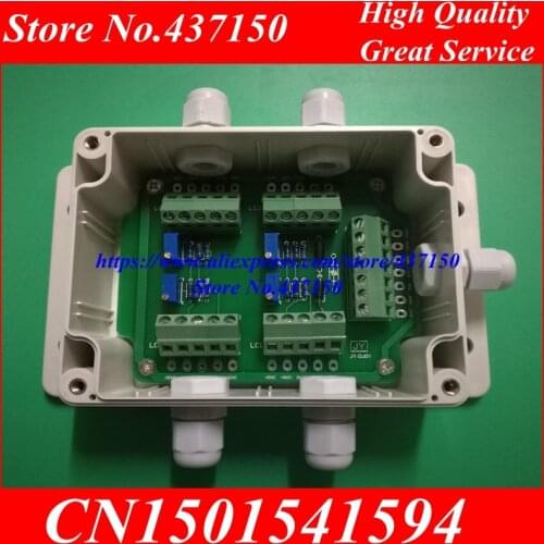 Load cell Junction box / loadometer weighing sensor four into a 5 line o of electronic load meter box