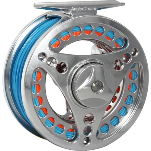 Angler Dream Fly Fishing Reel Combo 3/4 5/6 7/8 9/10 Machined Aluminum Full Metal Fly Fishing Wheel Saltwater Freshwater Fishing