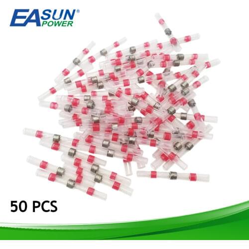 50PCS 20PCS 10PCS Heat Shrink Soldering Wire Connectors Insulated Waterproof ButtElectrical Wire Soldered Terminals