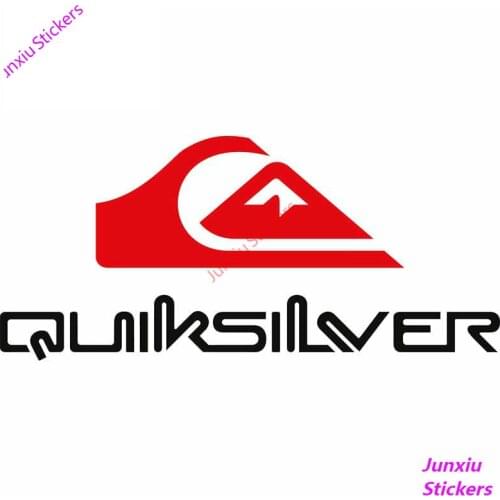 Quiksilver Logo Car Truck Decal Bumper Window Vinyl Material Anime Waterproof Camper JDM Car Sticker KK 13*6cm