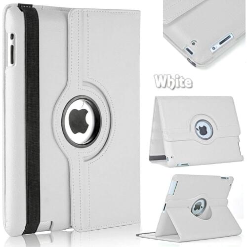 360 Degrees Rotating PU Leather Flip Cover Case For iPad Mini 1 2 3 Stand Holder Cases Smart Tablet Case A1432 A1454 A1600 A1490