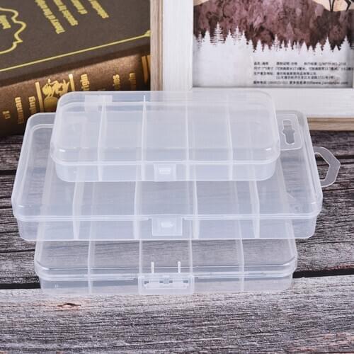 Fishing Tackle Box for Baits Hooks Transparent Plastic Storage Lure Box Carp Fishing Tackle Accessories Compartment Box
