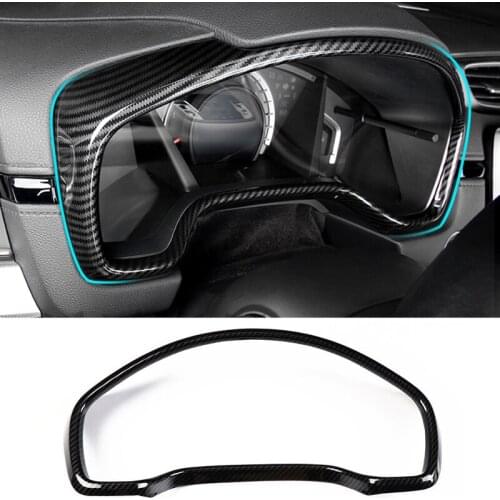 1Pc Carbon Fiber Style Console Dash Board Panel Frame Cover Trim Dashboard SAtyling Accessories For Honda CRV CR-V 2017-2021