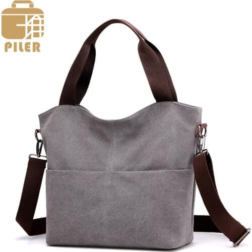 2019 Brand Luxury Vintage Bags Canvas Handbag Shoulder Bag Women Tote Big Women Bags Women Handbag and Purse Messenger Bag