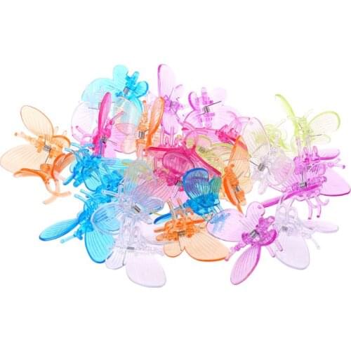 30 Pcs Butterfly Orchid Clips Plant Clips Garden Flower Vine Support Clips Cute 449C