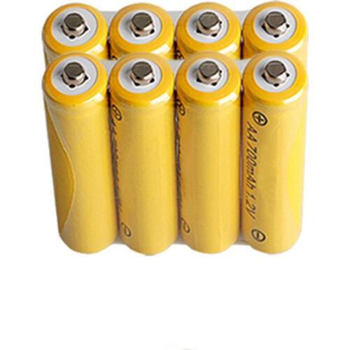 8psc/lot 1.2v 700mah AA remote control toy rechargeable Ni-cd rechargeable battery AA 1.2V 700mAh free shipping