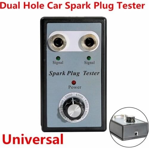 Car SPARK PLUG TESTER Double Hole 6-speed FM Car Spark Plug Detector