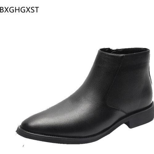 Ankle Boots Men Leather Boots Man Designer Chelsea Boots for Men Male Leather Casual Shoes Men Luxury Brand Shoes for Man 2021