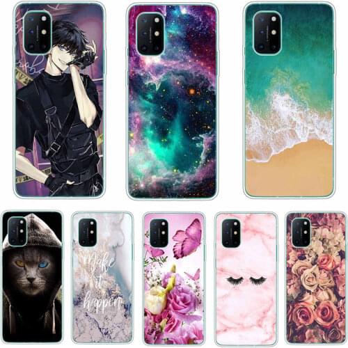 For Oneplus 8T Case TPU Silicone Soft Cartoon Clear Case for Oneplus Nord N10 N100 Phone Cover One plus 8T 8 T Nord N10 Coque