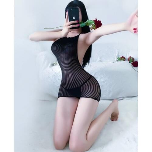 Sensual Lingerie Woman Sexy Dresses For Night Sex Exotic Fishnet Bodysuit Catsuit Underwear Body Stocking Backless 4 Colors