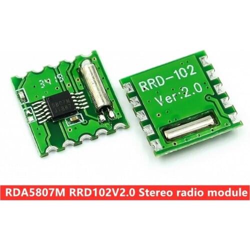 FM module radio module RDA5807M RRD102V2.0 stereo radio module