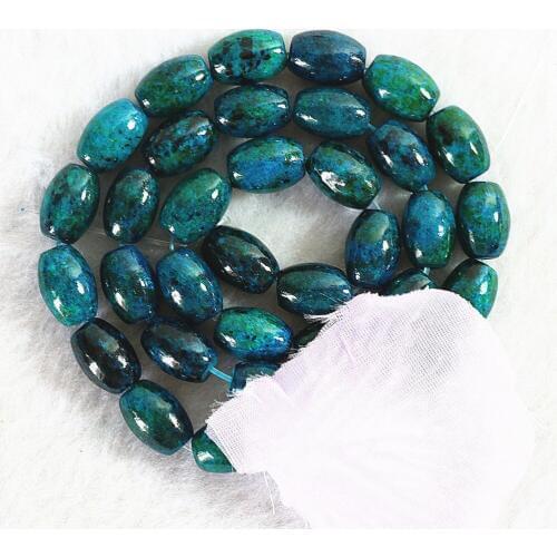 Hot Phoenix Stone 8x12mm Rice Fashion Diy Loose Beads 15" B501