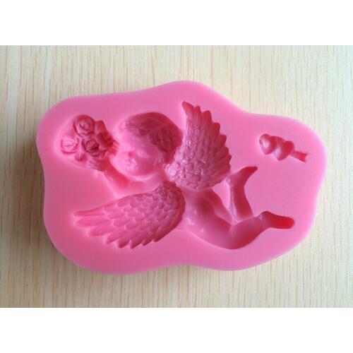 DIY West Point Baking Tools Fondant Cake Mold Silicone Cake Tools Cupid Angel Shaped