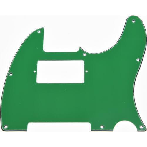 KAISH TL Humbucker Scratch Plate Guitar Pickguard Green(Yellow,Purple Blue Orange Pink Red) 3 Ply