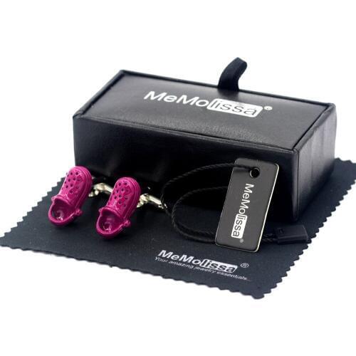 MeMolissa Display Box Novelty Shoes Design Cufflinks for Mens Personal Shirt Cuff Links Men Jewelry Free Tag & Wipe Cloth