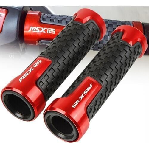 For Honda MSX125 MSX 125/GROM 2014 2015 2016 2017 Motorcycle Accessorie HandleBar Grip Handle Bar Motorbike Hand Grips With Logo