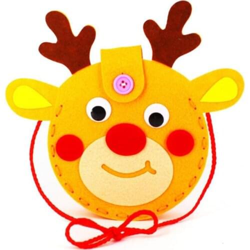 Cartoon Diy Craft Toy Christmas Crafts Children Educational Toy For Children Girl / Boy Christmas Toys Gift For Children