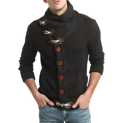 England Vintage Men Sweater Long Sleeve 2020 Brand Designer Thick Warm Knitted Pullovers Sweaters For Men Spring Streetwear A369