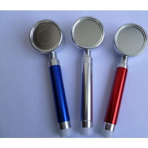 Aluminum alloy pressurized water - saving shower hand - held space aluminum shower shower head Taobao selling products