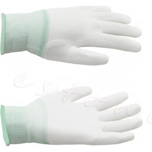 Nylon Quilters Free Motion Machine Quilting Sewing Grip Gloves Fingertip Grip R9CC