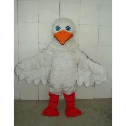 New Cosplay Seagull Mascot Costume Sea Gull Outfit Cartoon Dress Festival Party Outfit Suits Halllowen Gifts