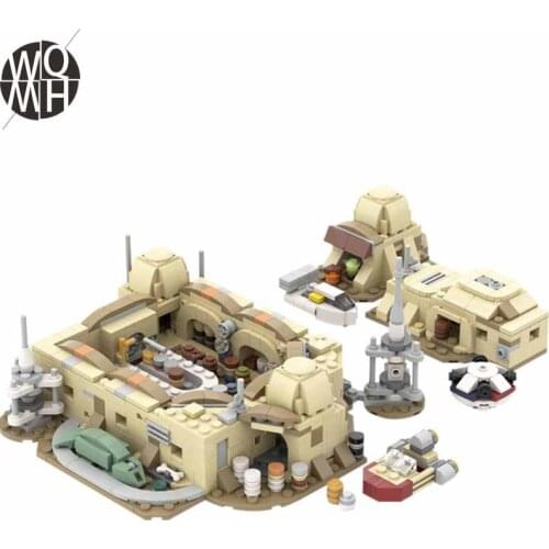 NEW Star Movie A New Hope Mos Eisley Cantina Mini Tatooined City Bar Desert Village House Building Blocks Toys Children gift