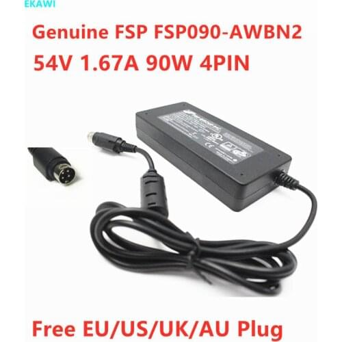 Genuine FSP 90W 54V 1.67A FSP090-AWBN2 FSP090-DMBC1 AC Adapter for CISCO SG300-10P GS1900-8HP GS1900-08P Power Supply Charger