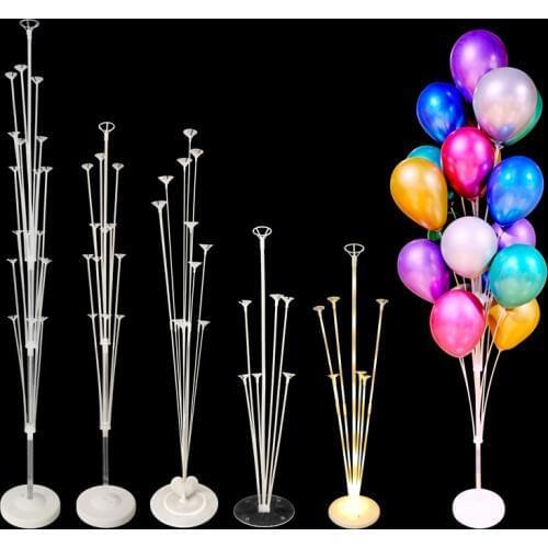 160cm Happy Birthday Balloon Stand Column Wedding Birthday Party Decoration Kids Adult Metal Balloons Garland Baloon Accessories