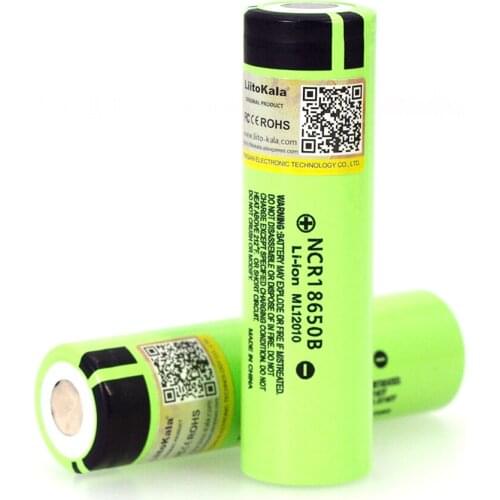 1-10PCS New Liitokala original 18650 3400mAh lithium-ion battery NCR18650B 3.7V 3400 For Flashlight batteries