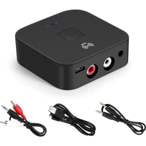 Bluetooth 5.0 Receiver Professional Bluetooth Transmitter Wireless 3.5mm Audio Adapter for Car Sound System