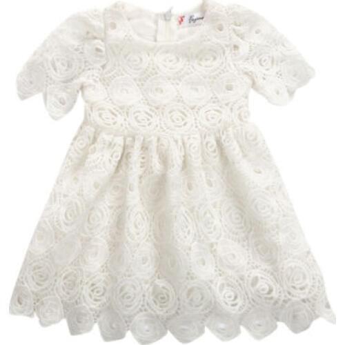 Pudcoco Baby Girls Princess ollow Out Dresses Wedding Party Prom Birthday Dress Lace Tutu Dresses For Baby Girl 0-24M