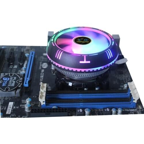 LED CPU Cooler Cooling CPU fan PC Cooling 120mm fan Radiator heatsink for LGA 775 1150 1155 11561366 X79 X99 AM3 AM4