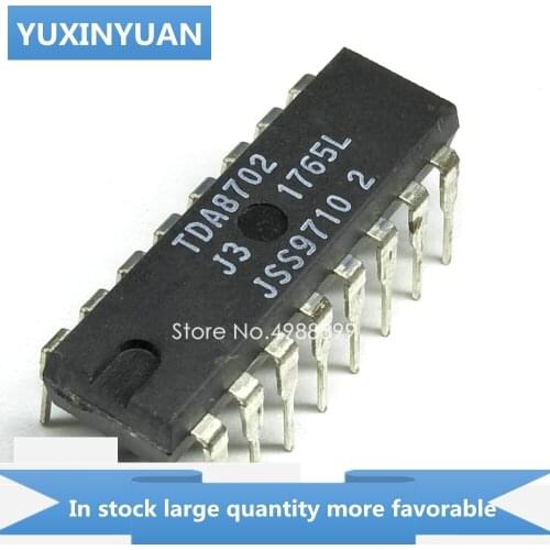 YUXINYUAN 10PCS/LOT TDA8702 TDA 8702 DA8702 A8702 DIP16 in stock in stock