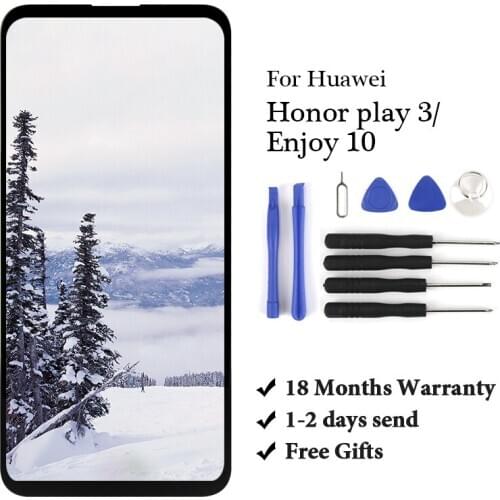 1PC 6.39" LCD For HUAWEI Honor Play 3/Enjoy 10 LCD Display Digitizer Replacement Touch Screen For HUAWEI Honor Play 3 LCD screen