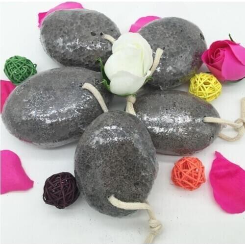 100PC Foot Stone Exfoliating Natural Lava Stone Grill Fish Tank Foot Massage Pumice Exfoliates Calluses Foot Care Tool
