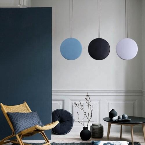 2019 Model Fashion Underground Linear Led Round Metal Decorative Shade Led Pendant Lamp Scandinavian hanging lamp