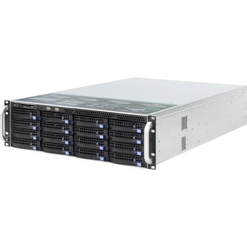 3U rack-mount hot-swap chassis 19inch 16HDD bays storage server S356-16 6GB minisas backplane dustproof shockproof 560MM
