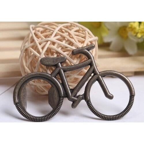 50 Pieces/lot) Unique wedding giveaway gift of Antique Bicycle Bottle Opener party Favors for wedding decorations souvenirs