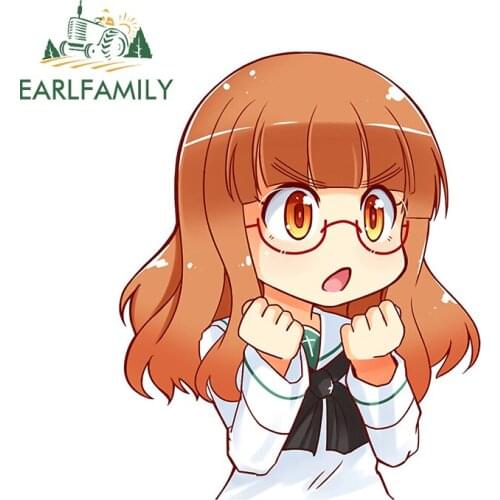 EARLFAMILY 13cm x 12.7cm for Saori Yes Auto Decal Vinyl Car Sticker Waterproof Scratch-proof Motorcycle Helmet JDM Assessoires