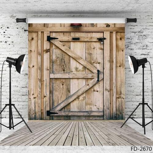 Wooden Board Wall Door Planks Floor Backdrop Baby Children Portrait Outdoor Scenic Photography Background Photocall Photo Studio