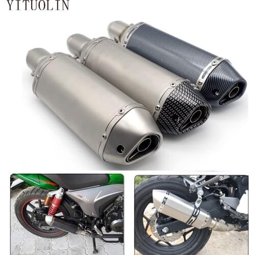Motorcycle Exhaust Muffler DB Killer 51MM For YAMAHA NEOS R1 2012 TTR250 PW 50 R1 2014 NMAX 125 RD 350 MT 10 CYGNUS 125 R15 V3