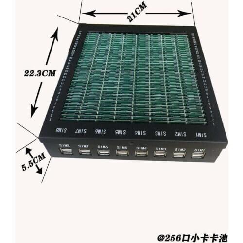 Hot selling antecheng 256 small simbank slot with gsm modem for bulk gsm sim bank working with 8 port gsm modem pool
