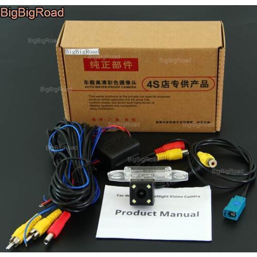 BigBigRoad For Volvo S80 S80L XC60 XC90 V70 XC70 With Power Relay / Filter Car Rear View Camera Backup Parking Reverse Camera