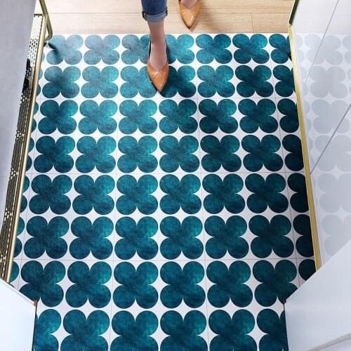 Petal leather floor mat anti-slip Entry door mat DIY Children crawling mat big size waterproof carpet for bathroom custom